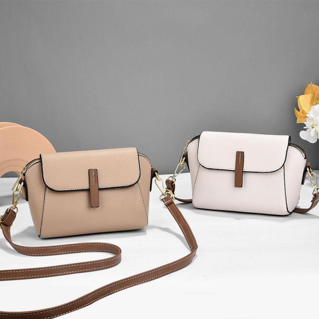 Caliban Light Luxury Soft Leather Trendy and Versatile Crossbody Bag