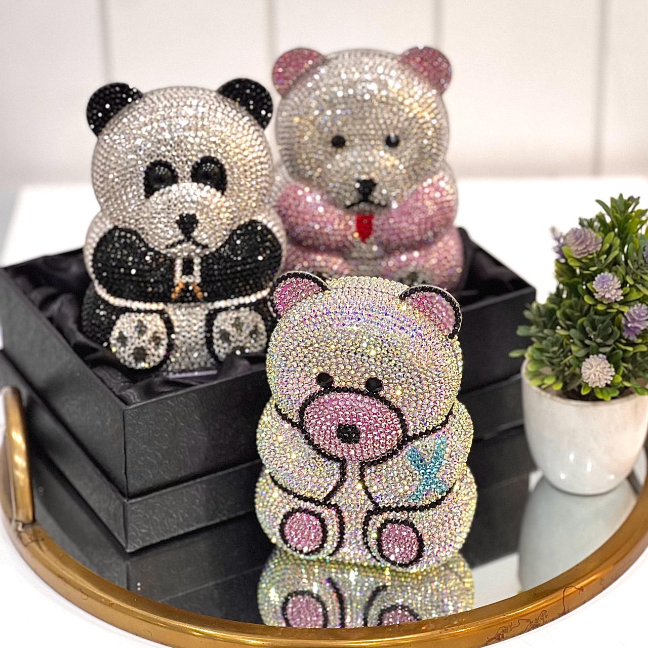 TEDDY CRYSTAL CLUTCH