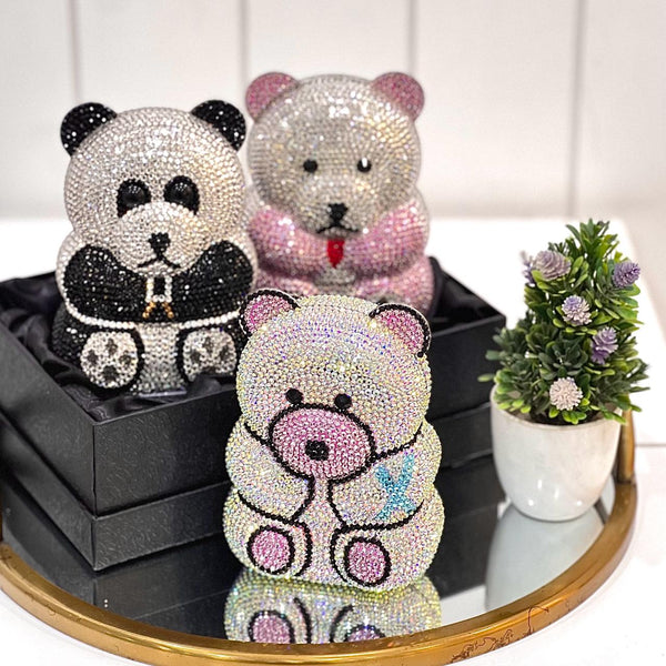 TEDDY CRYSTAL CLUTCH