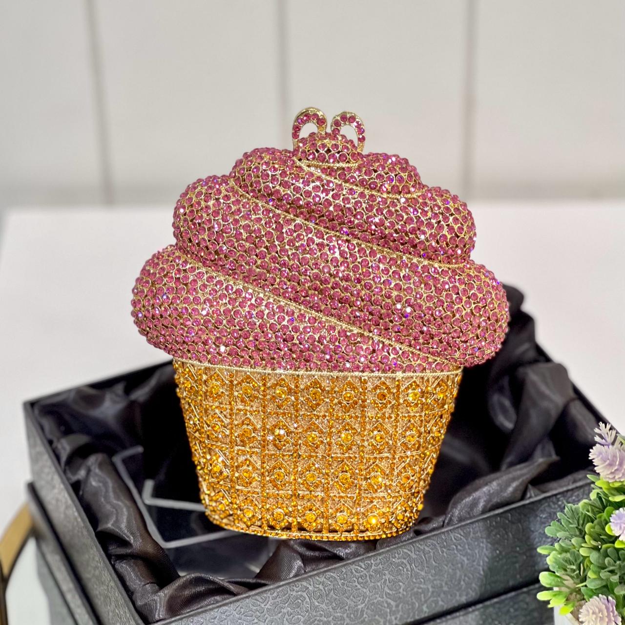 CUPCAKE CRYSTAL CLUTCH