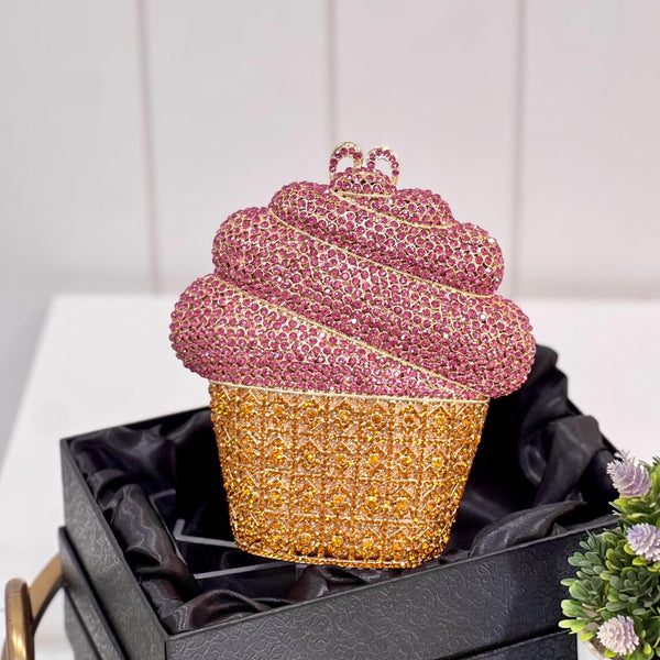 CUPCAKE CRYSTAL CLUTCH