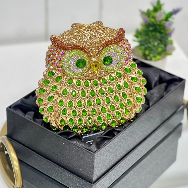 OWL CRYSTAL CLUTCH