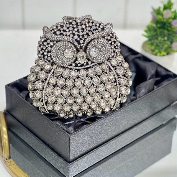 OWL CRYSTAL CLUTCH