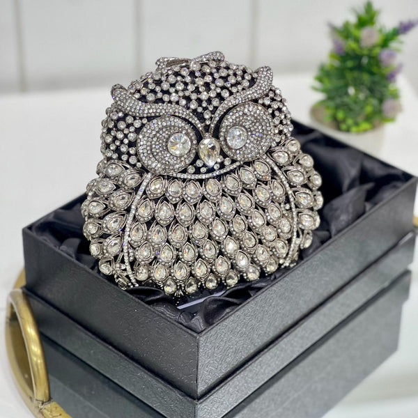 OWL CRYSTAL CLUTCH