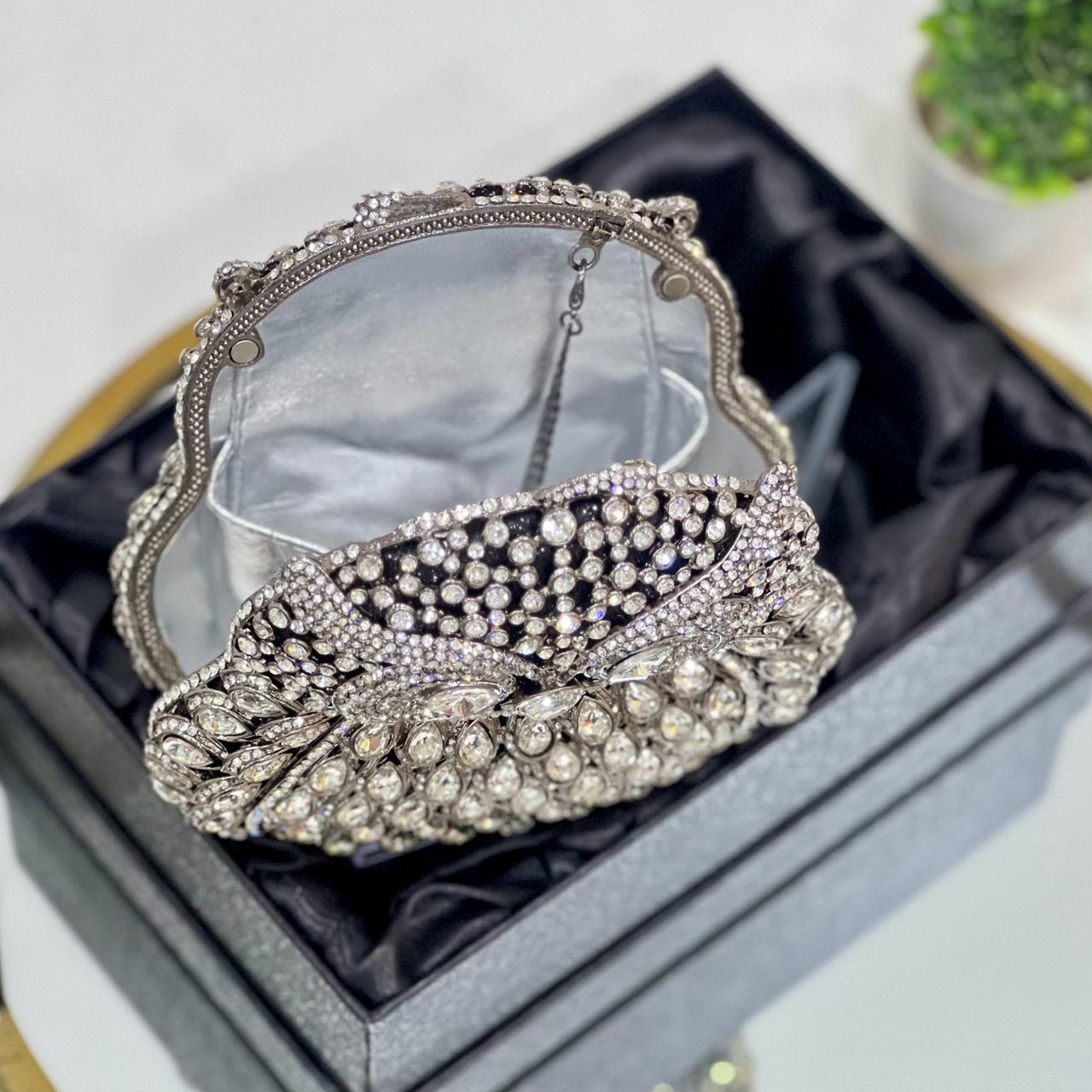 OWL CRYSTAL CLUTCH