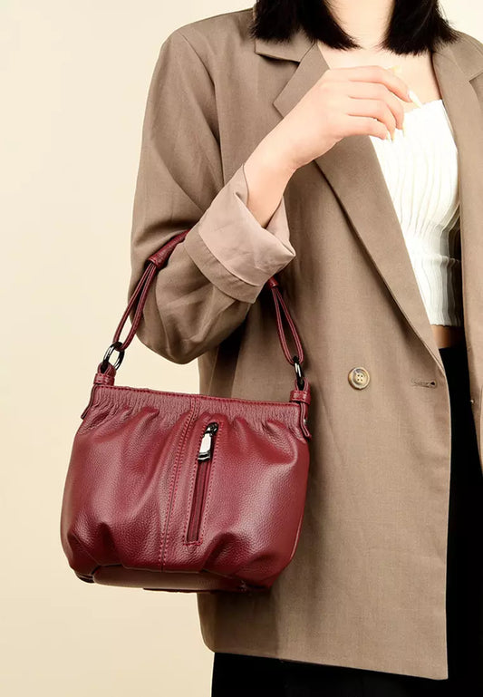 Multi Purpose Faux Leather Cross-Body Athena Bag for Women
